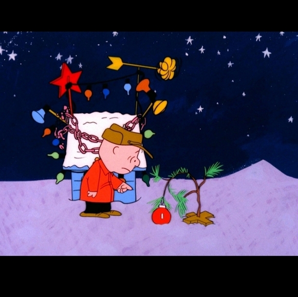 Peanuts Charlie Brown Kneeling With Tree Hallmark Ornament - Picture 10 of 16